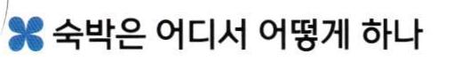 숙박은 어디서 어떻게 하나 원문 제목